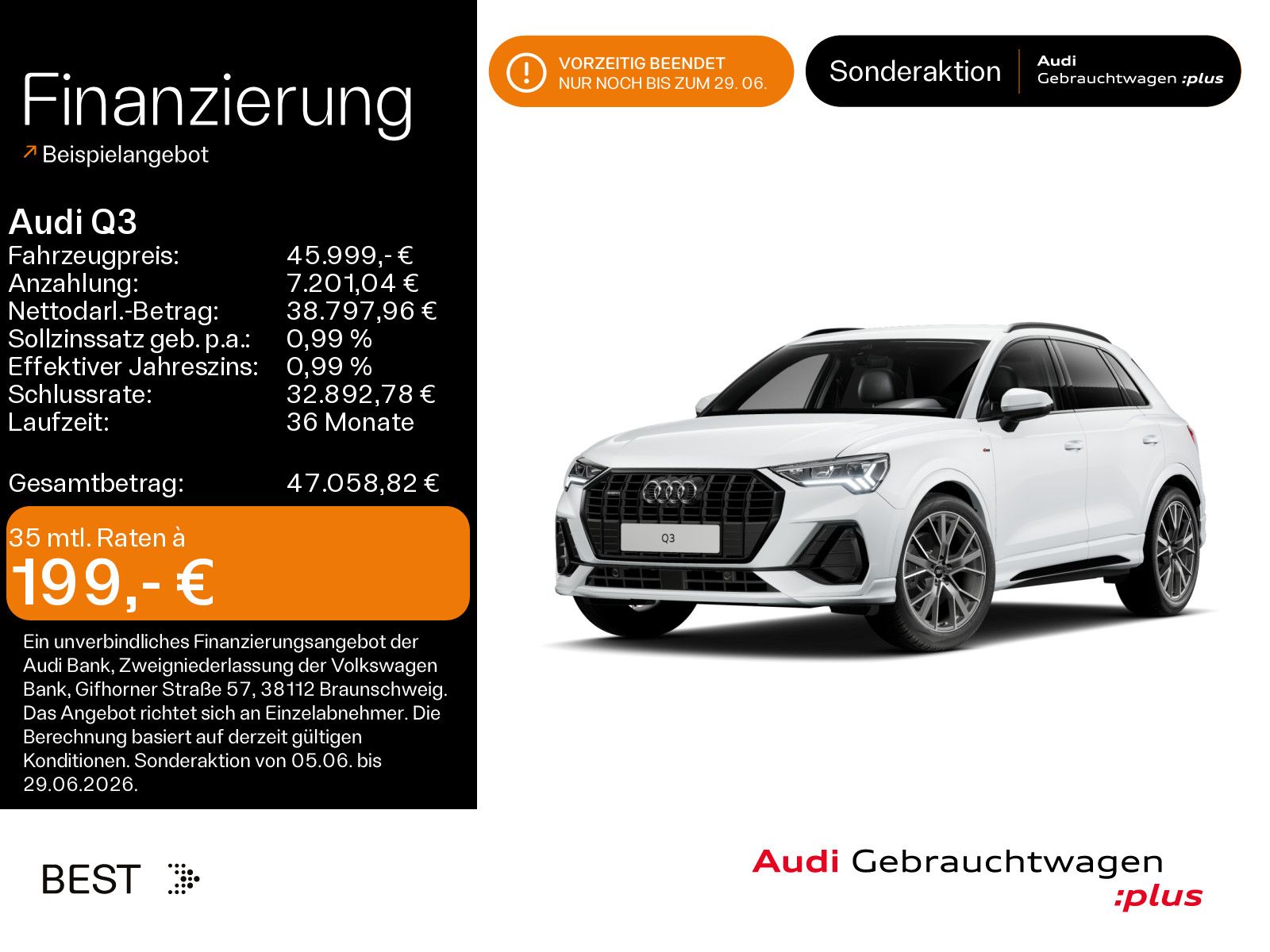 Audi Q3 40 TFSI quattro S-LINE*NAVI-PLUS*LED*AHK*OPTI