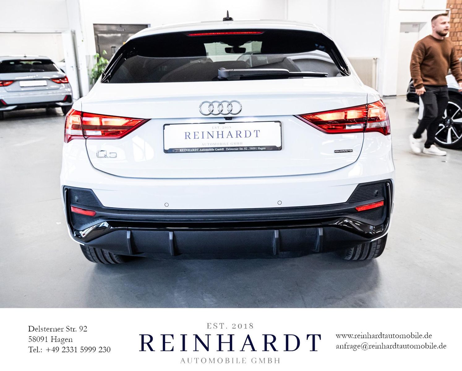 Audi Q3 SPORTBACK 40TFSi Q S LINE BLACK - Samsaru's Car Outlet
