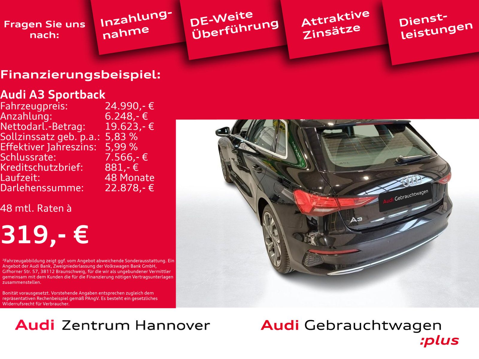 Audi A3 Sportback 40 TFSIe Advanced - Samsaru's Car Outlet