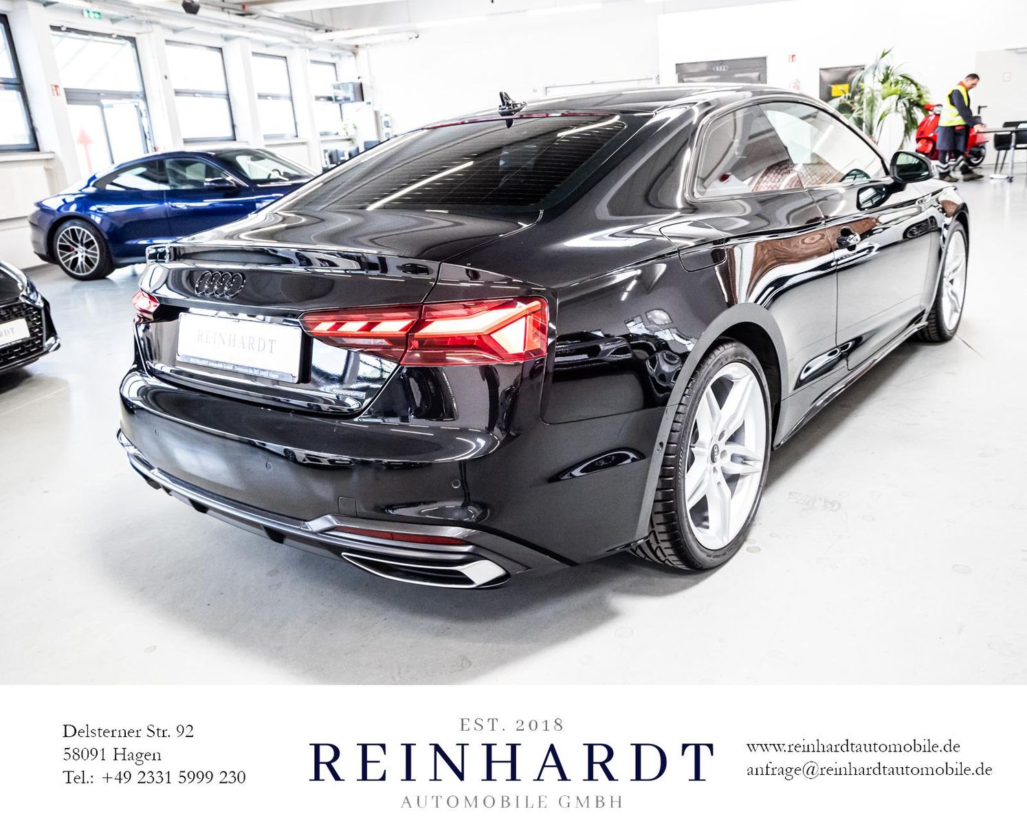 Audi A5 COUPE 40TDi Q S LINE/ALL-BLACK/19Z./ACC/MATRX