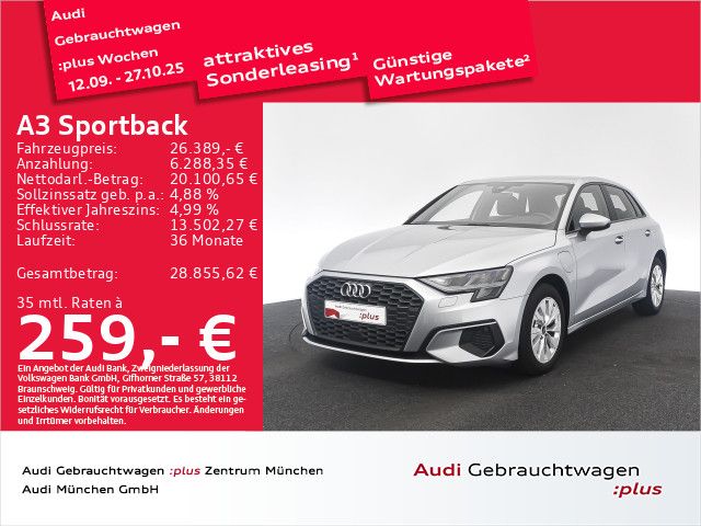 Audi A3 Sportback 40 e S tronic Navi+/ACC