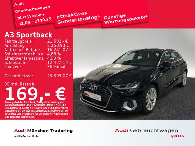 Audi A3 Sportback 40 TFSI e S tronic Advanced Virtual