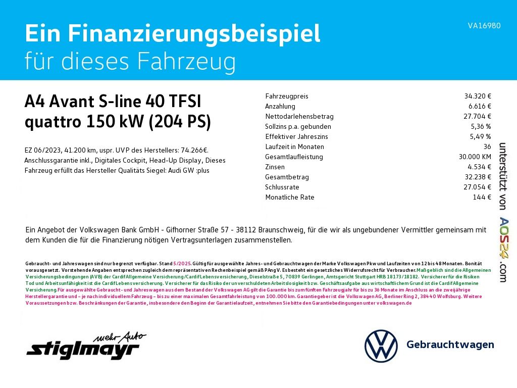 Audi A4 Avant S-line 40 TFSI quattro S-tronic ACC+AHK