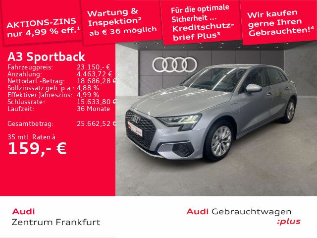 Audi A3 Sportback 40 TFSI e S tronic LED DAB Tempomat