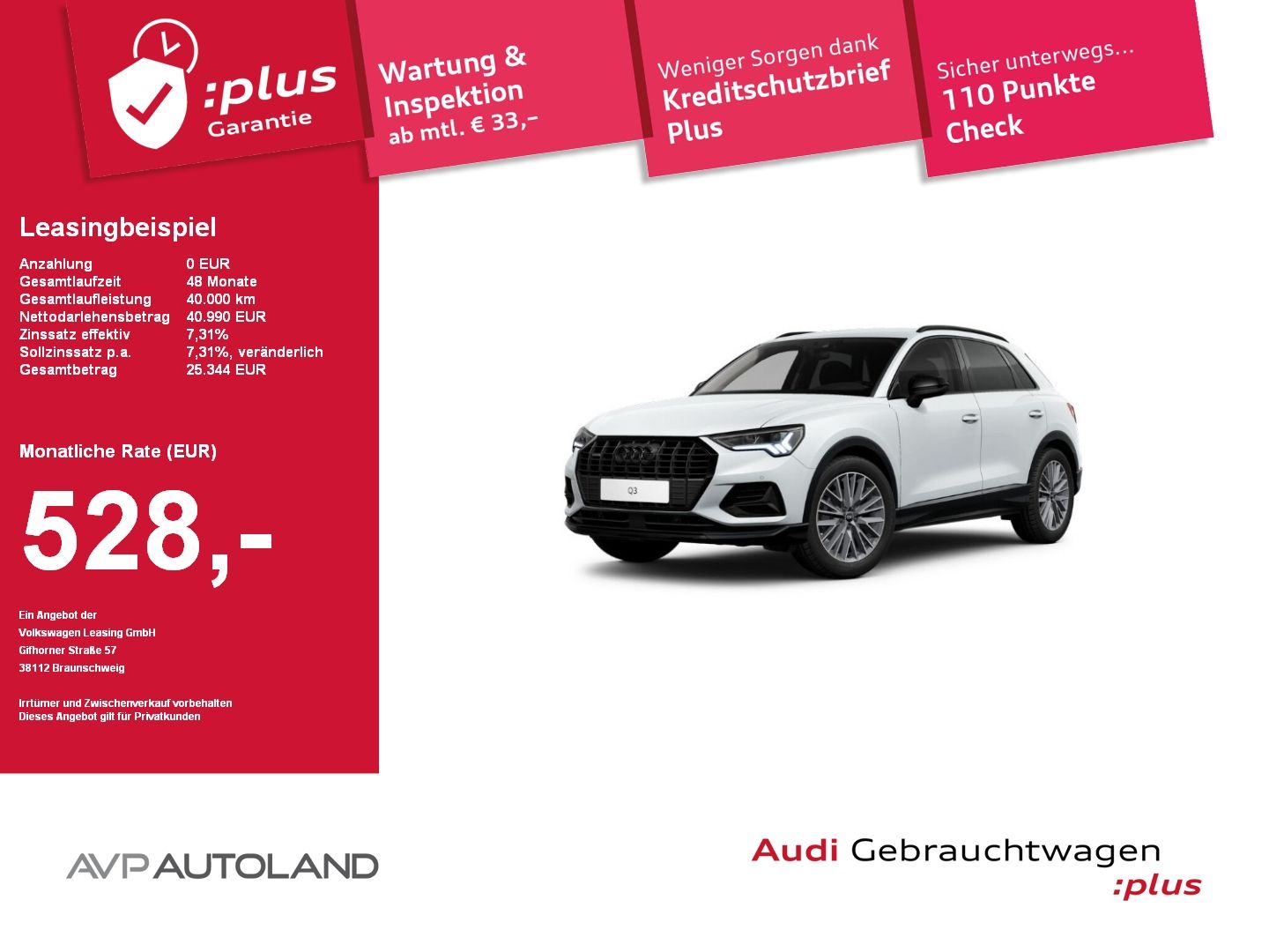 Audi Q3 35 TDI quattro S tronic advanced - Samsaru's Car Outlet