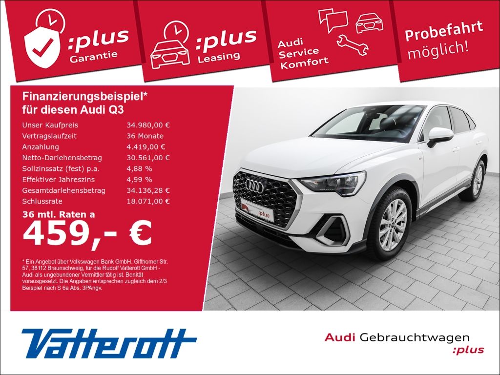Audi Q3 Sportback 45 TFSI quattro S line - Samsaru's Car Outlet