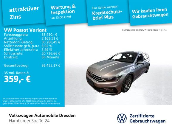 Volkswagen Passat Variant Elegance 2.0 TDI 4M IQ AHK DCC