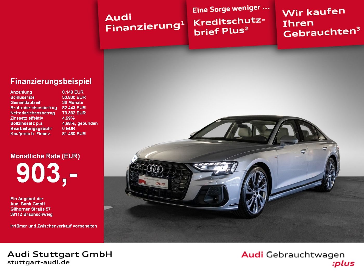 Audi A8 50 TDI quattro - Samsaru's Car Outlet