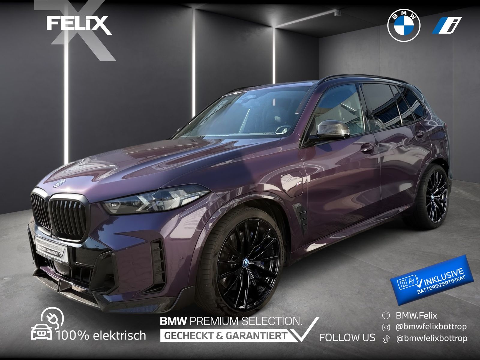 BMW X5 xDrive50e M SPORTPAKET+M PERFORMANCE+INDIVIDU