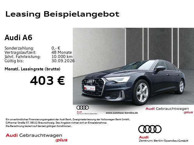 Audi A6 Lim. 50 TDI S line qu. *PANO*HuD*MATRIX*360 *