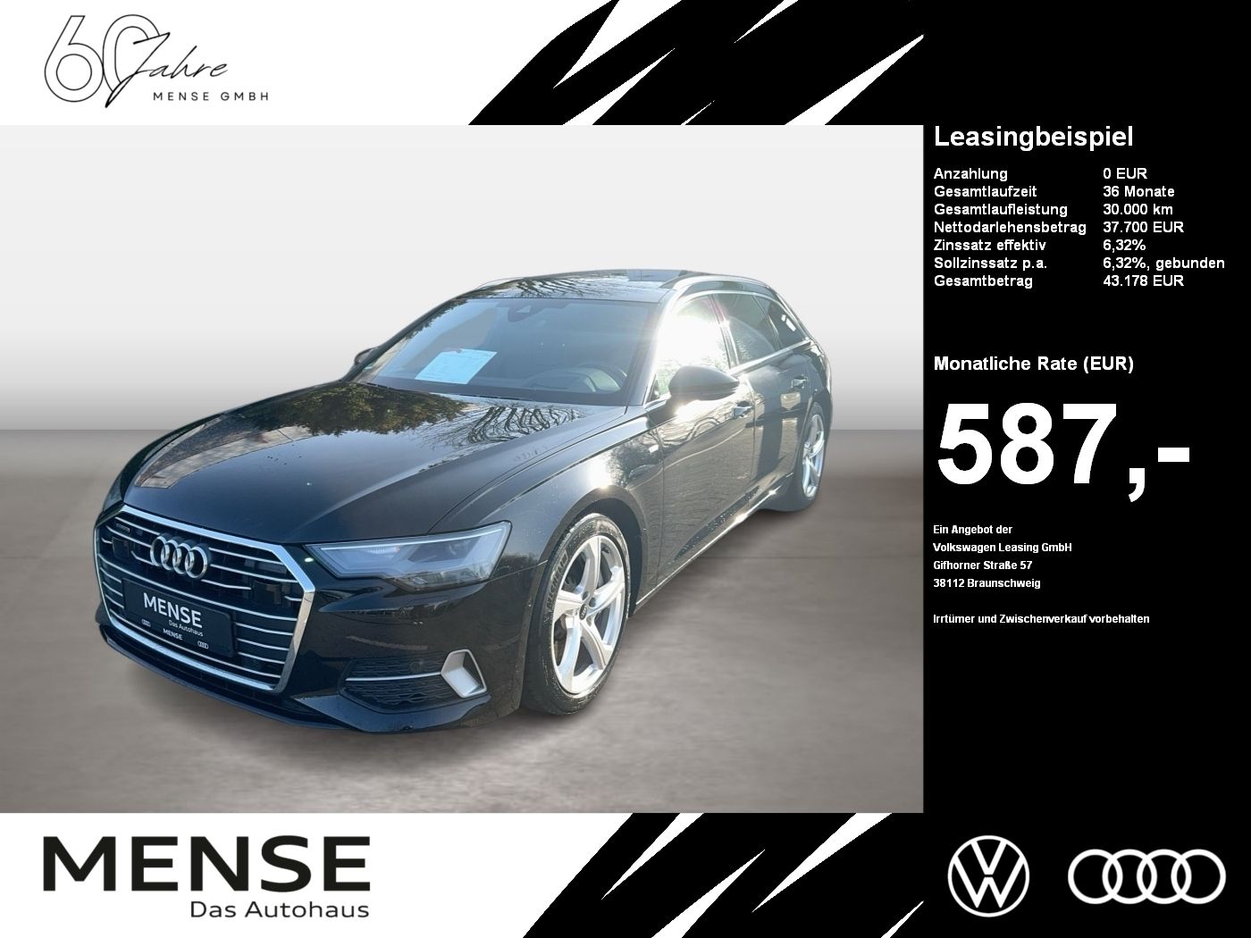 Audi A6 Avant 50 TFSIe Quattro S tronic S line AHK