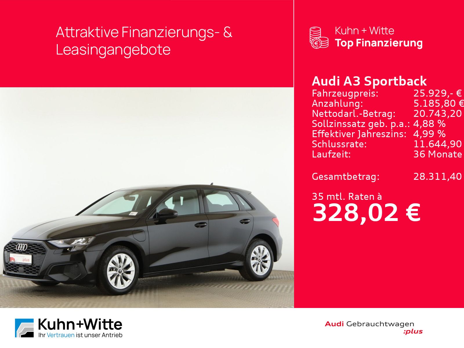 Audi A3 Sportback 40 TFSIe *HYBRID*AHK*LED*PDC*MMI-Pl