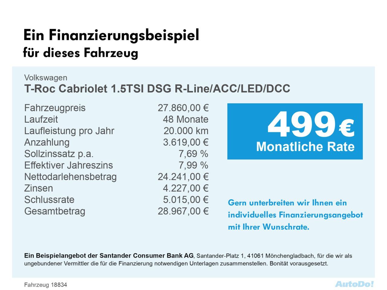 Volkswagen T-Roc 1.5TSI DSG R-Line - Samsaru's Car Outlet
