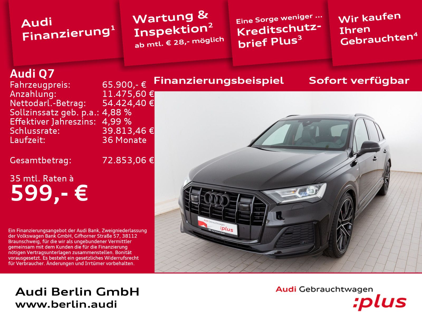 Audi Q7 S line 50 TDI qu.tiptr. STDHZG 360°K PANO B&O