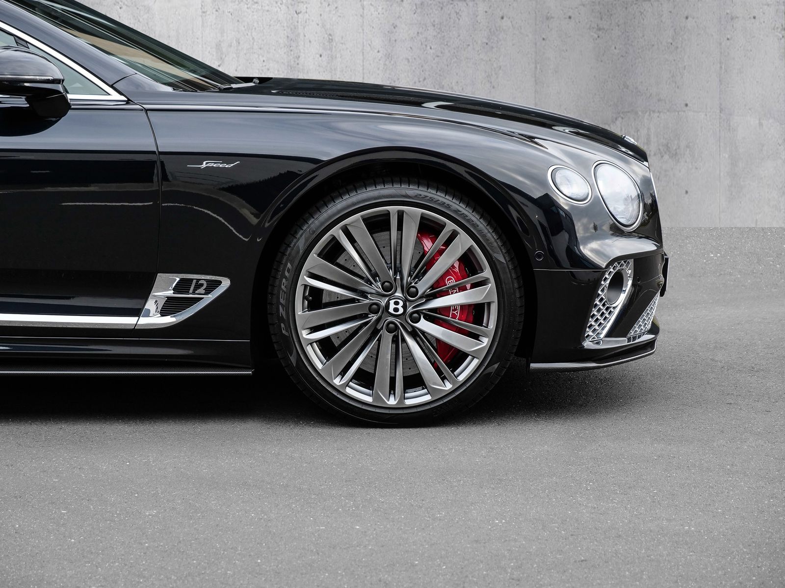 Bentley Continental GT W12 Speed Onyx, Diamond Knurling