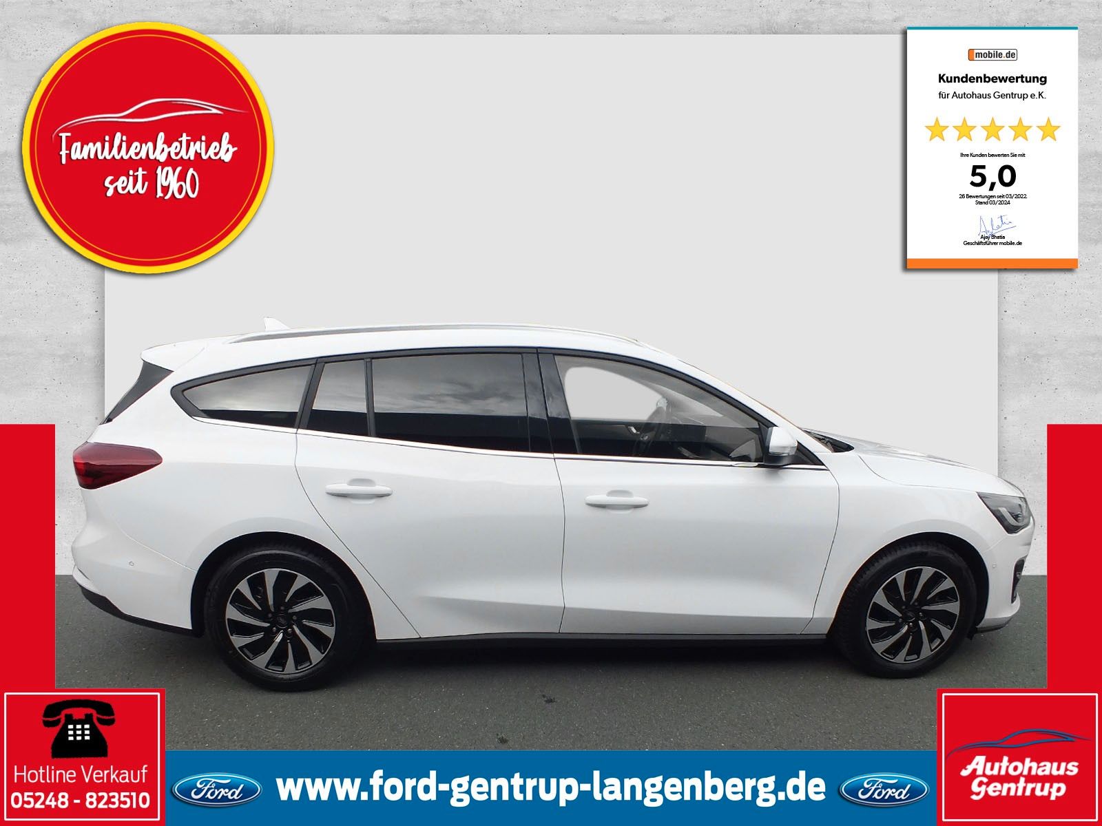 Ford Focus Turnier Titanium Fahrer2/ElKlappe/GJR/-42%