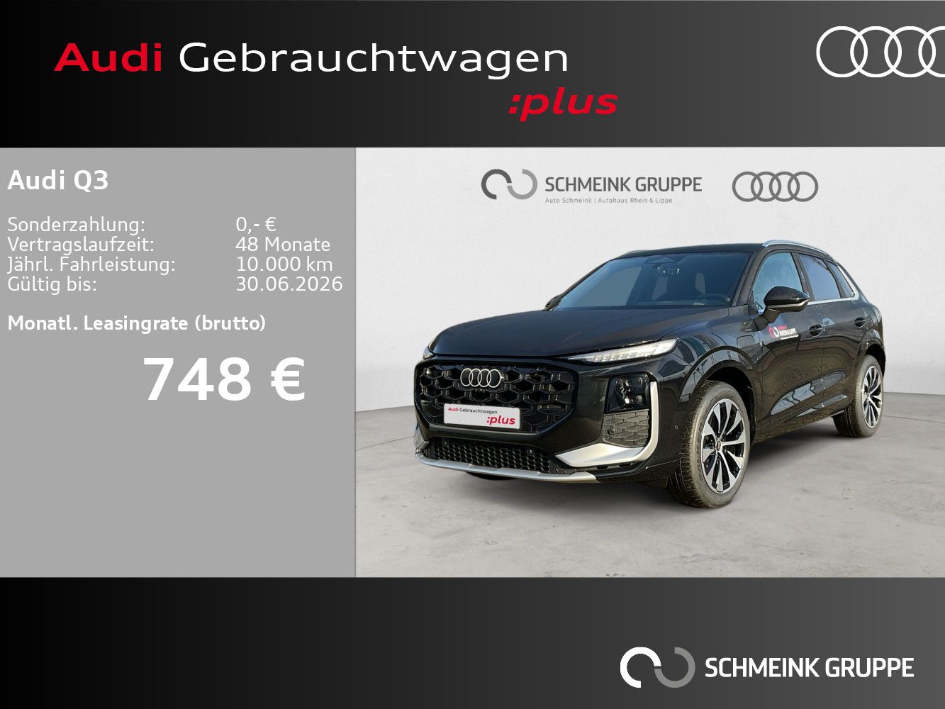 Audi Q3 SUV e-hybrid 2x S line MATRIX AHK HUD SONOS