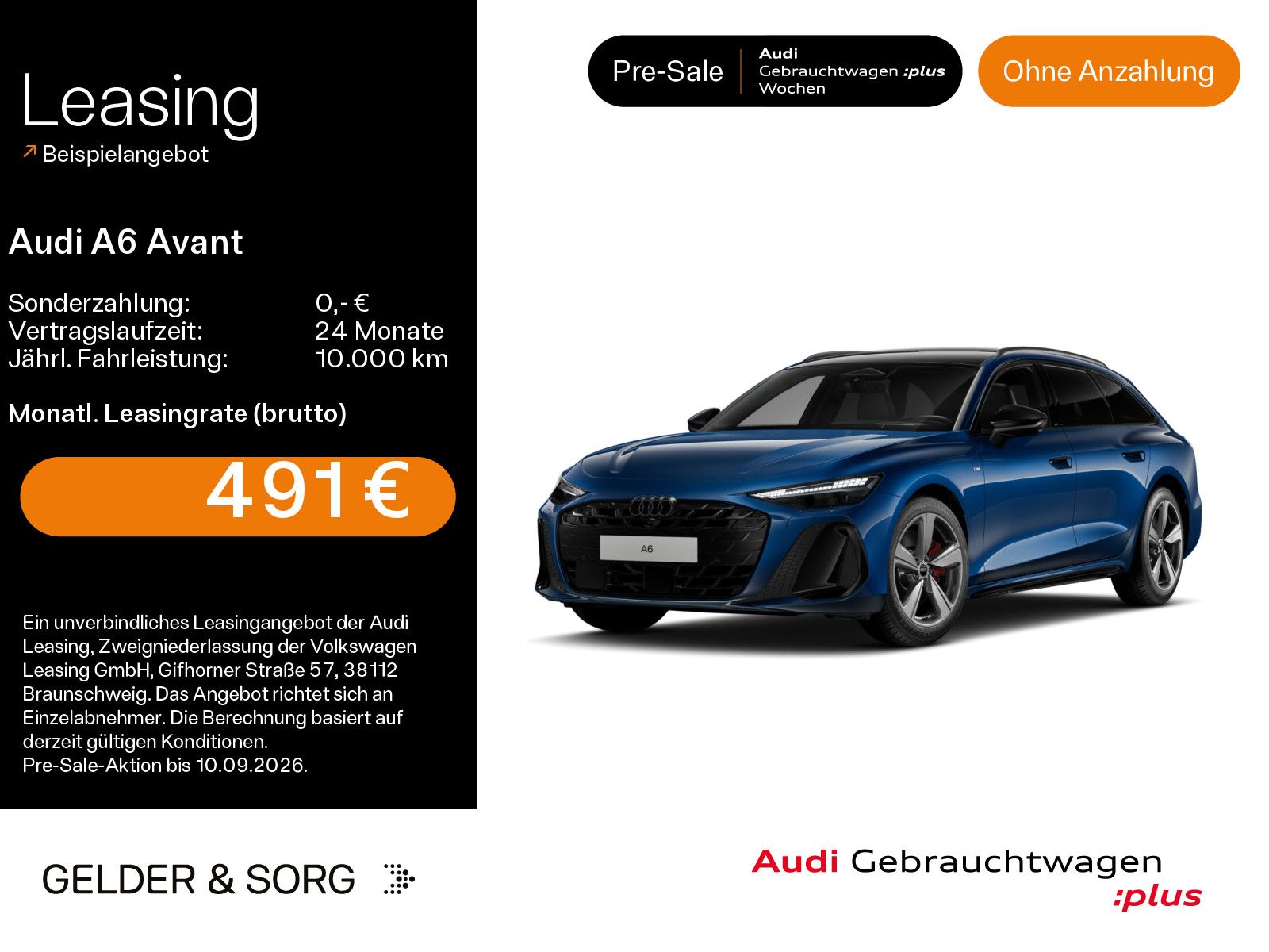 Audi A6 Avant TFSI qu. S line 270 kW Pano*B&O*HuD*AHK