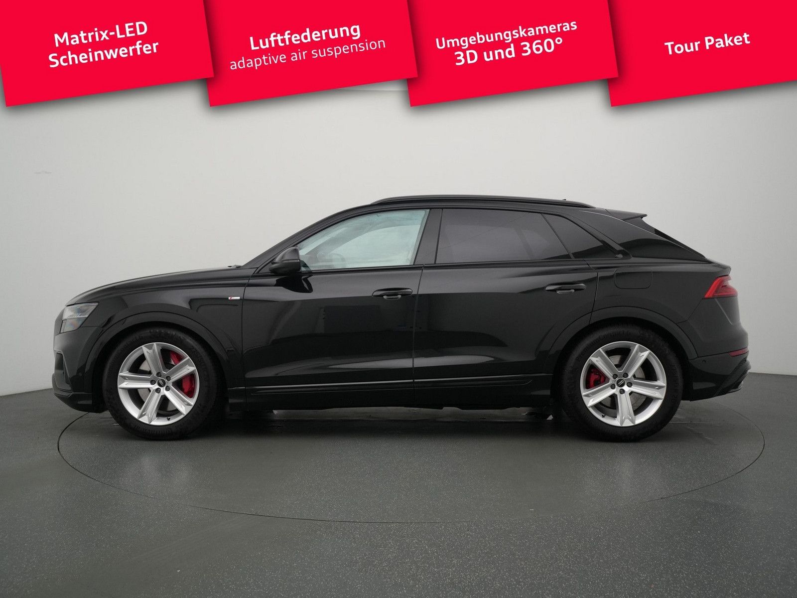 Audi Q8 e S line RAUTE AHK MEMORY LUFT MATRIX LEDER