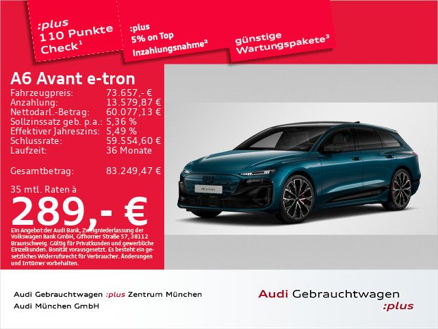Audi A6 Avant e-tron qu. S line EditionOne Pano/Matri