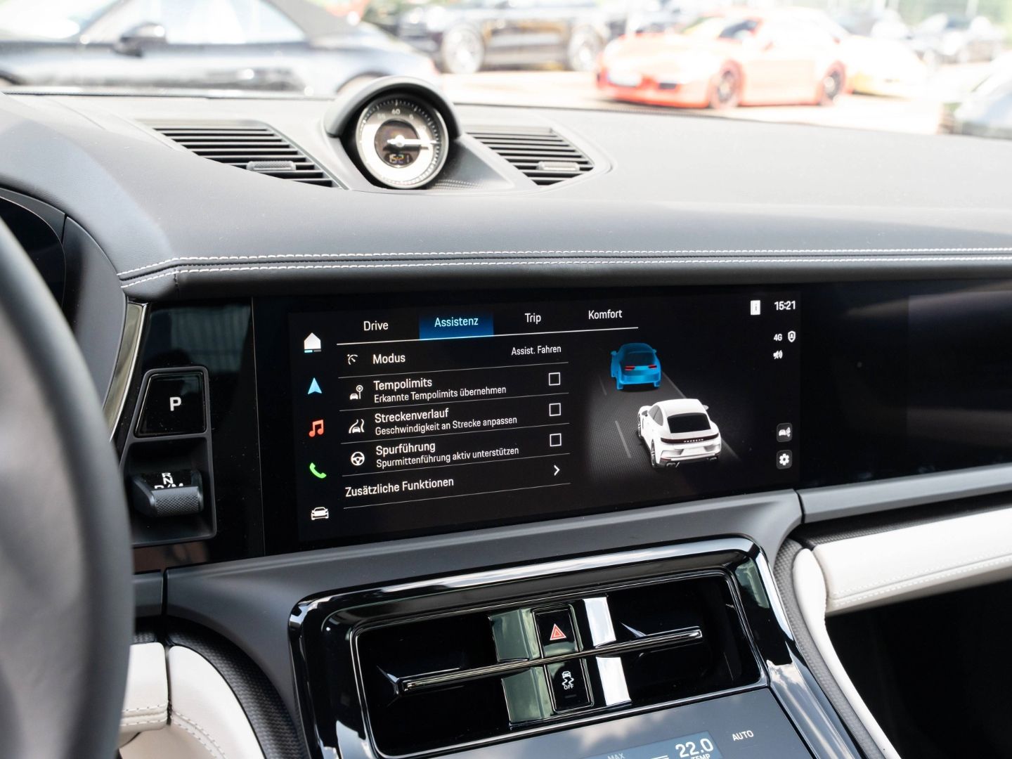 Porsche Panamera Turbo E-Hybrid Surround View Nachtsicht