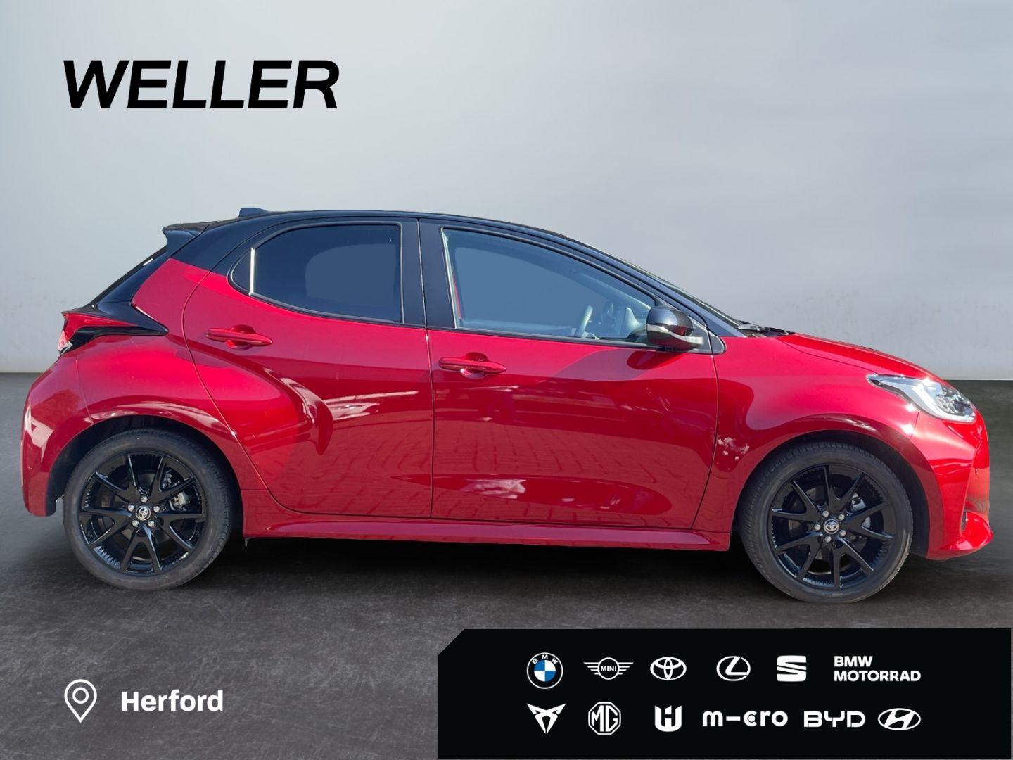 Toyota Yaris Hybrid 1.5 Style *LED*HUD*Navi*Teilleder*