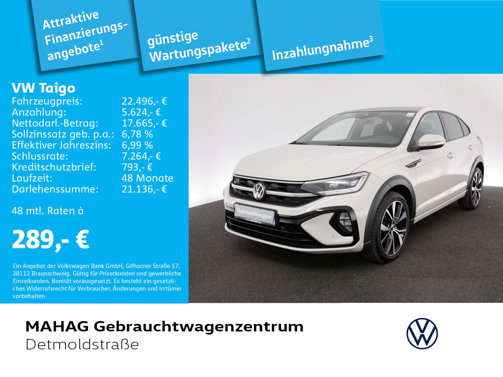 Volkswagen Taigo 1.5 TSI R-Line - Samsaru's Car Outlet
