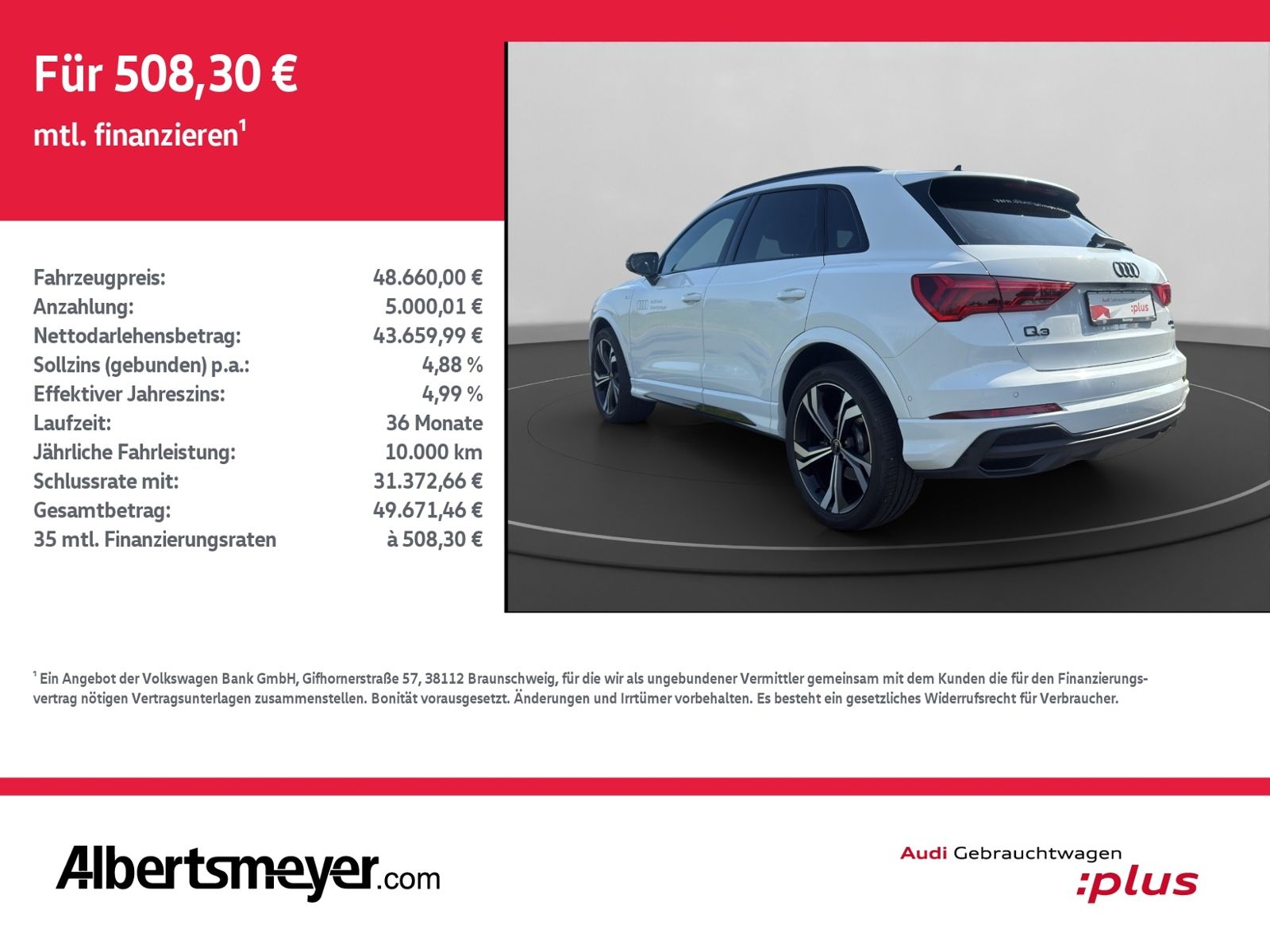 Audi Q3 40 TDI QUATTRO S-LINE+AHK+NAVI+MATRIX