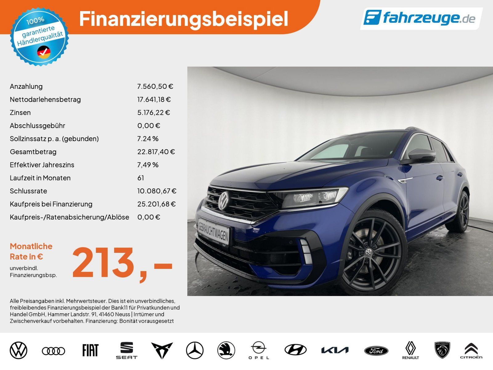 Volkswagen T-Roc 2.0 TSI 4-Motion R - Samsaru's Car Outlet