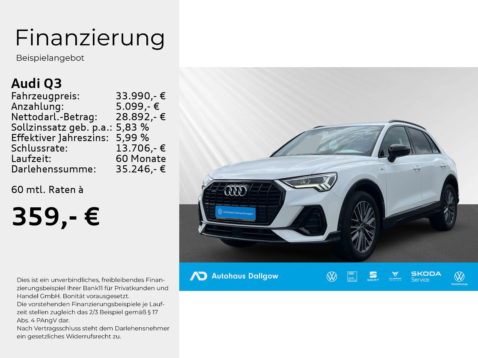 Audi Q3 S line 35 TDI quattro - Samsaru's Car Outlet