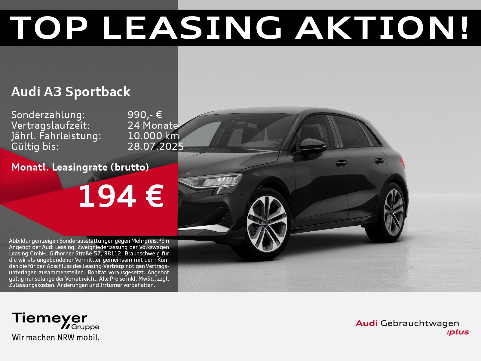 Audi A3 Sportback 35 TFSI ADVANCED - Samsaru's Car Outlet