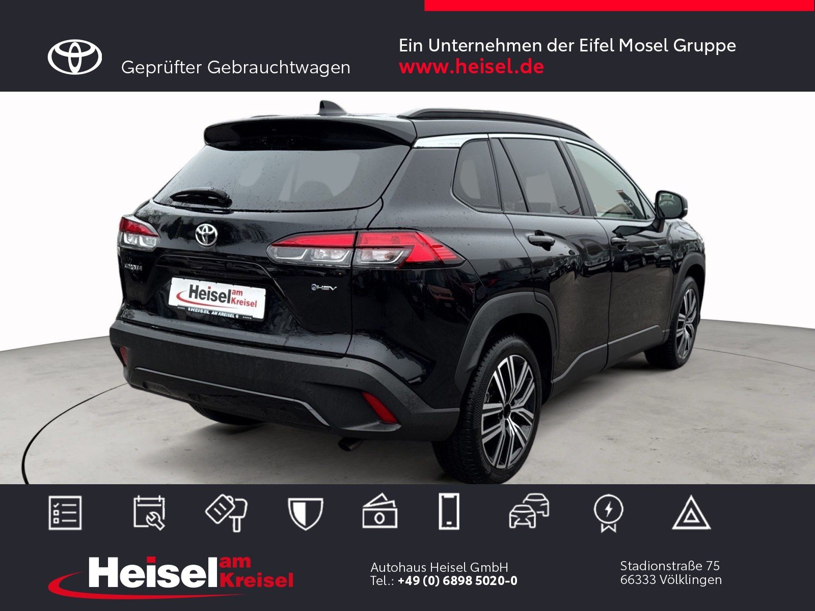 Toyota Corolla Cross Hybrid FWD Teamplayer--Standort Vö