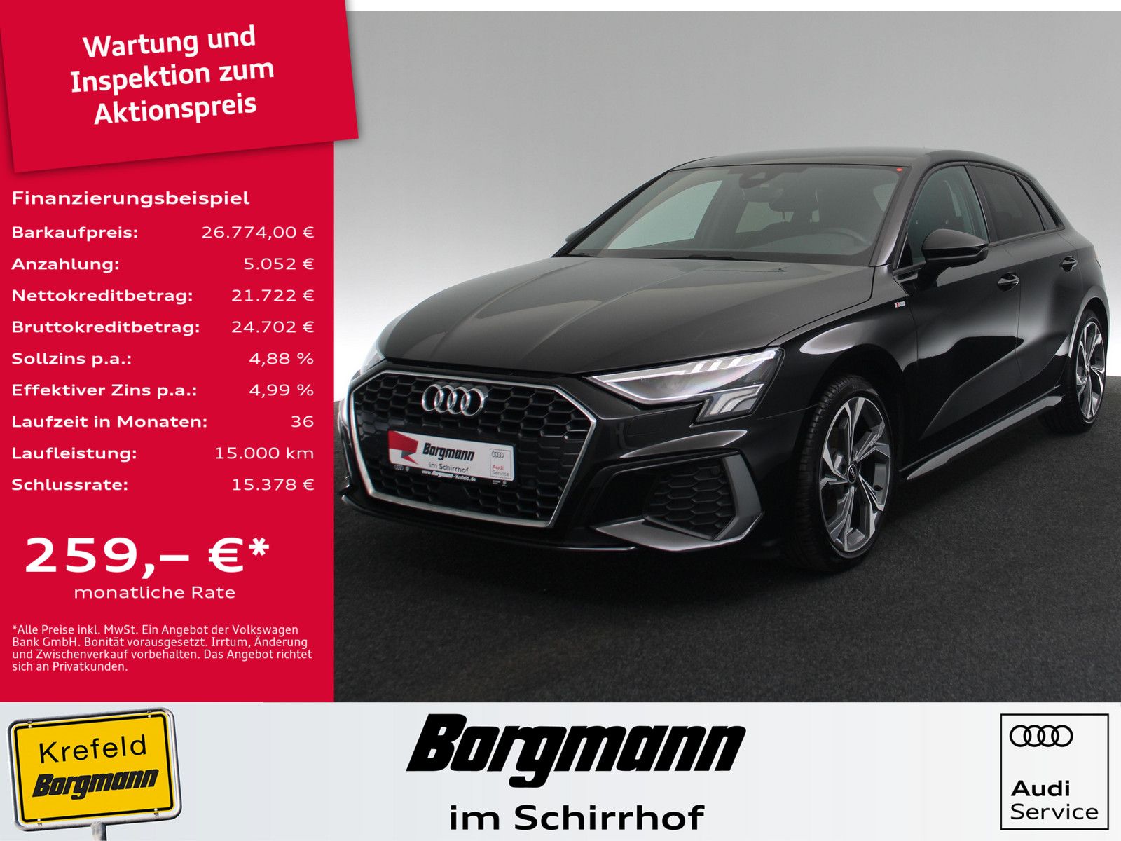 Audi A3 Sportback 30 TDI S line - Samsaru's Car Outlet