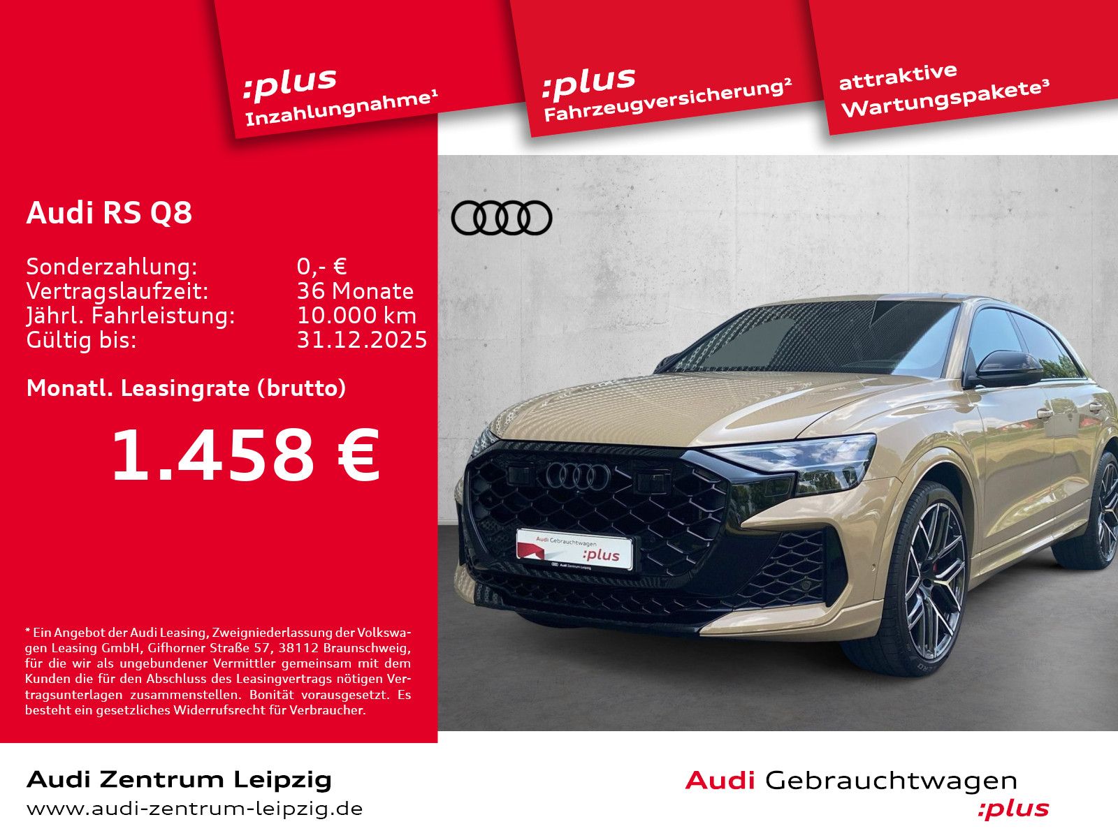 Audi RS Q8 4.0 TFSI qu. *HD-Matrix*Pano*AHK*Wankstab*