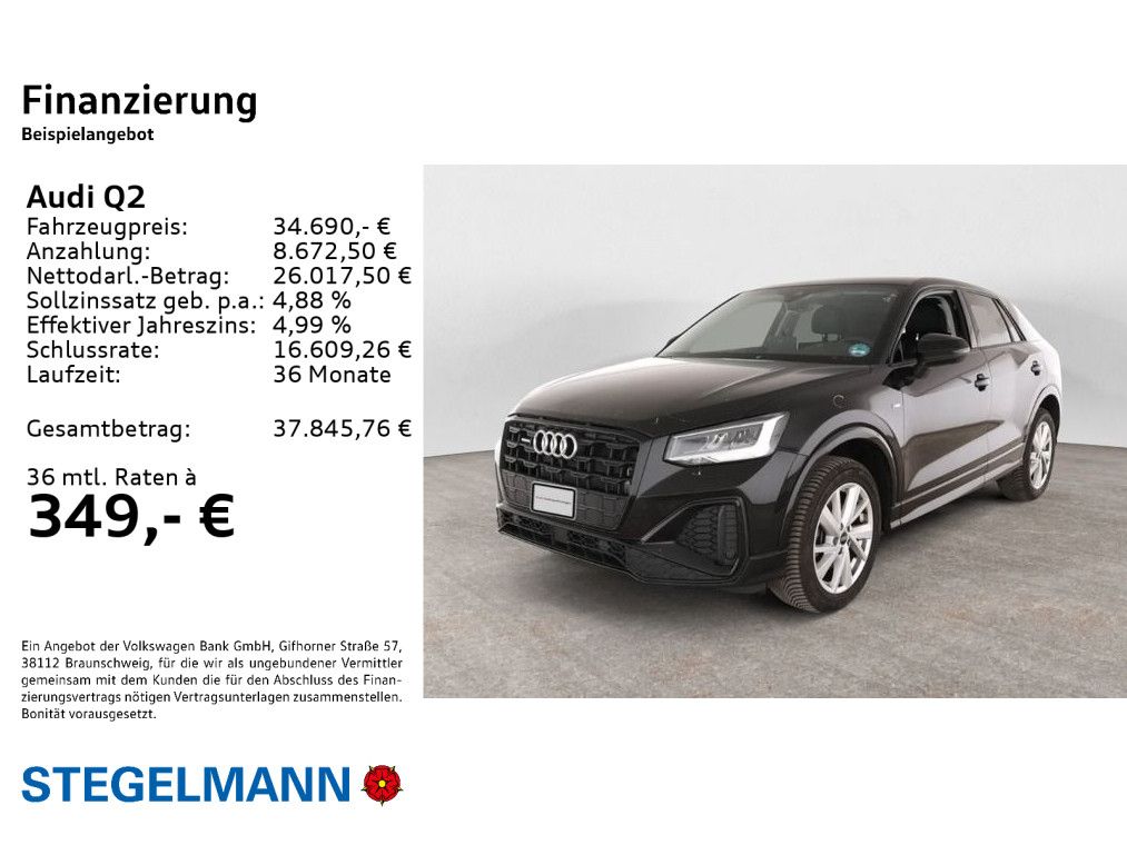 Audi Q2 40 TFSI qu. S-tronic S-Line *AHK*LED*Navi*Kam
