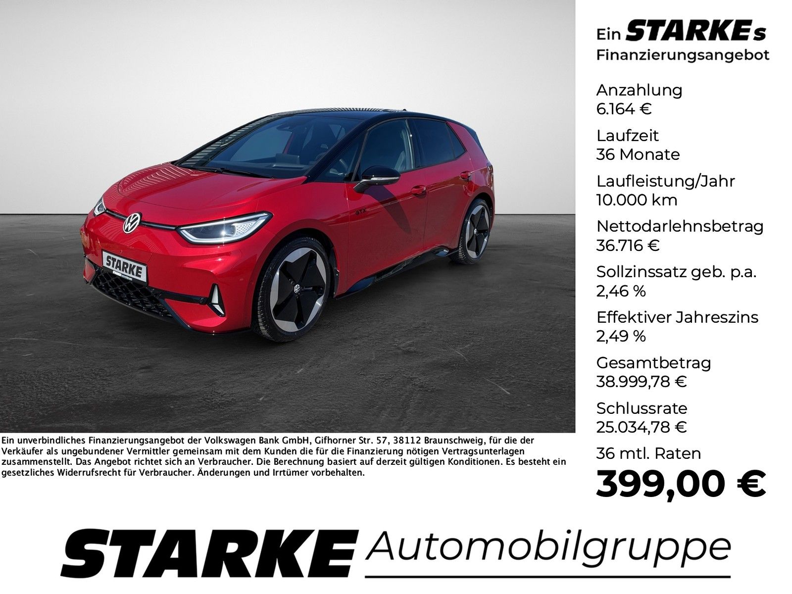 Volkswagen ID.3 GTX  HeadUp Standheiz Navi LED Kamera PDC L