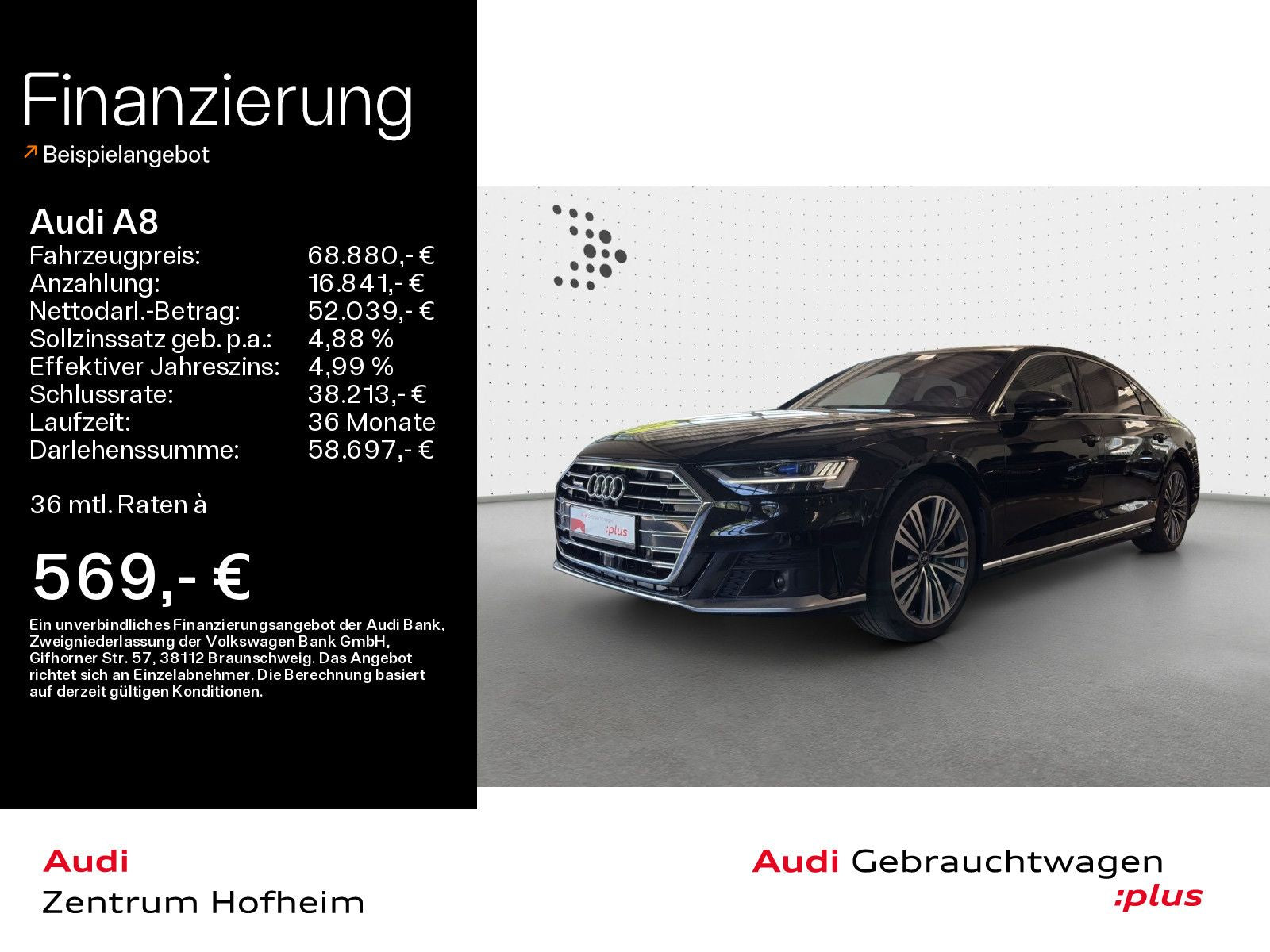 Audi A8 Lang 50 TDI - Samsaru's Car Outlet