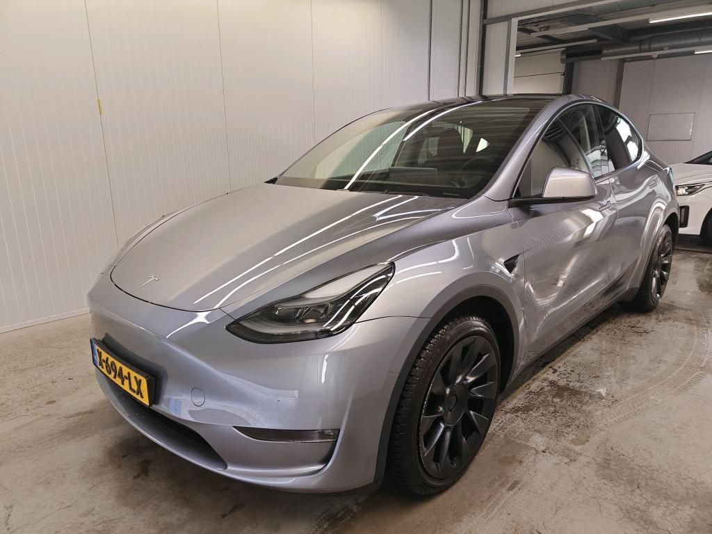 Tesla Model Y Long Range 351pk AWD 93% SoH [ TREKHAAK+