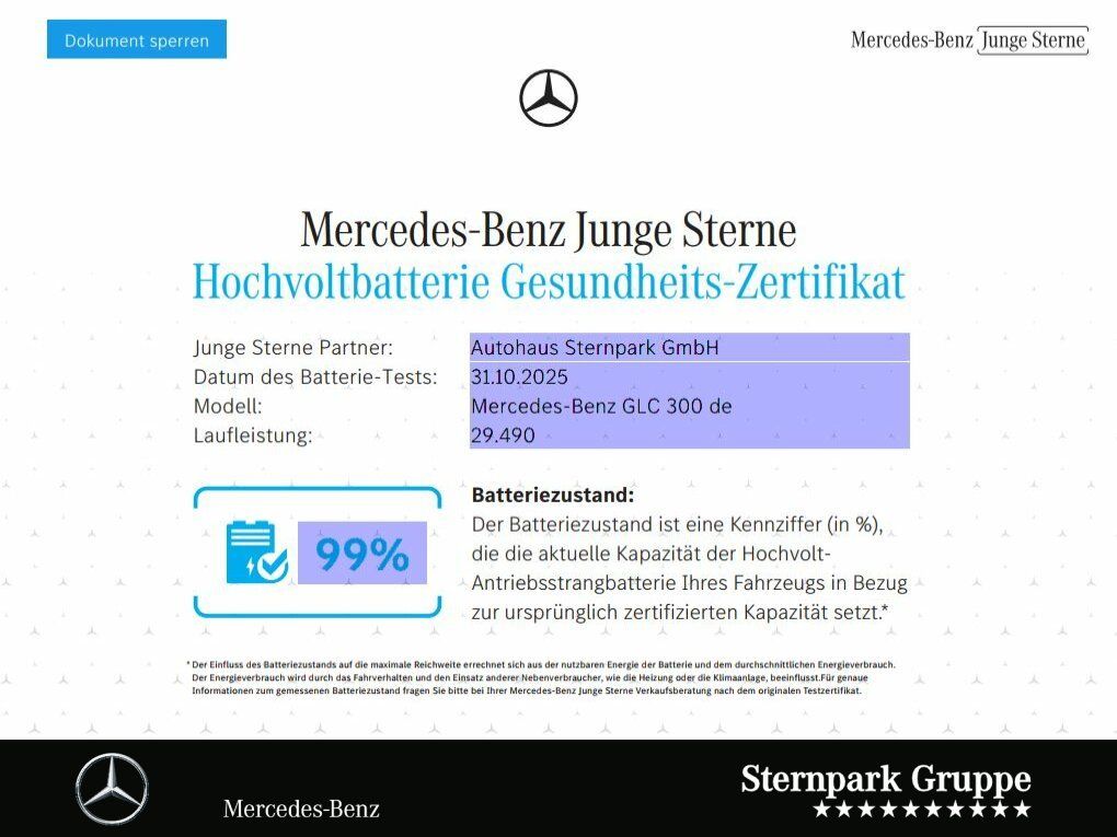 Mercedes-Benz GLC 300 de 4M AMG +AHK+Distro+Pano+Burmester+HuD