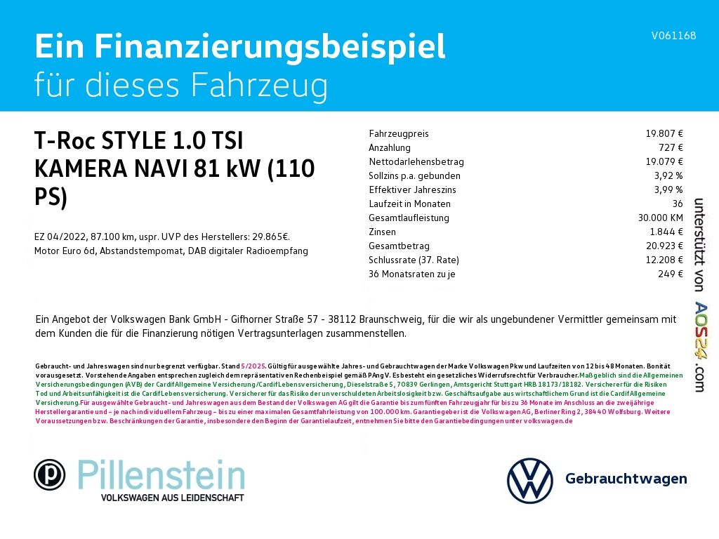 Volkswagen T-Roc STYLE 1.0 TSI - Samsaru's Car Outlet