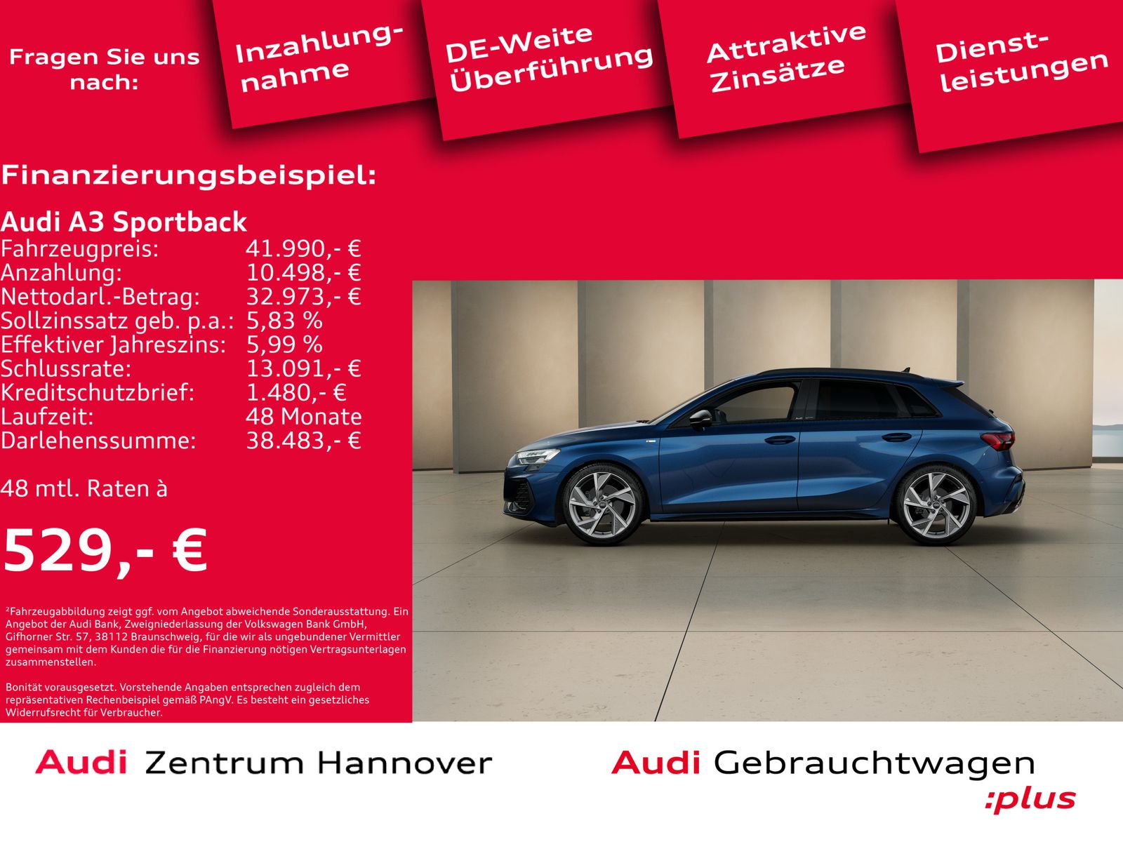 Audi A3 Sportback 35 TFSI S line - Samsaru's Car Outlet