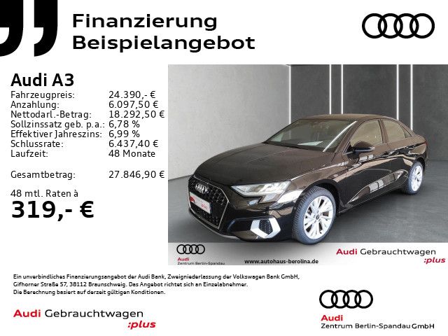 Audi A3 Lim. 30 TFSI Adv. S tronic *ACC*NAV+*R-CAM*