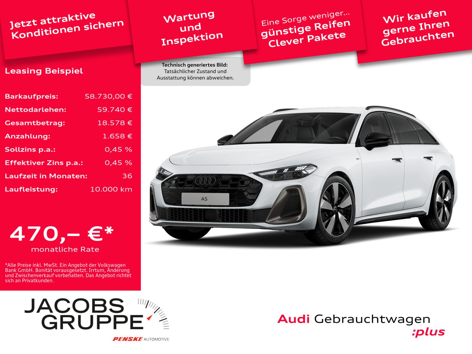 Audi A5 Avant TFSI S line/MATRIX/AHK/B&O edition one