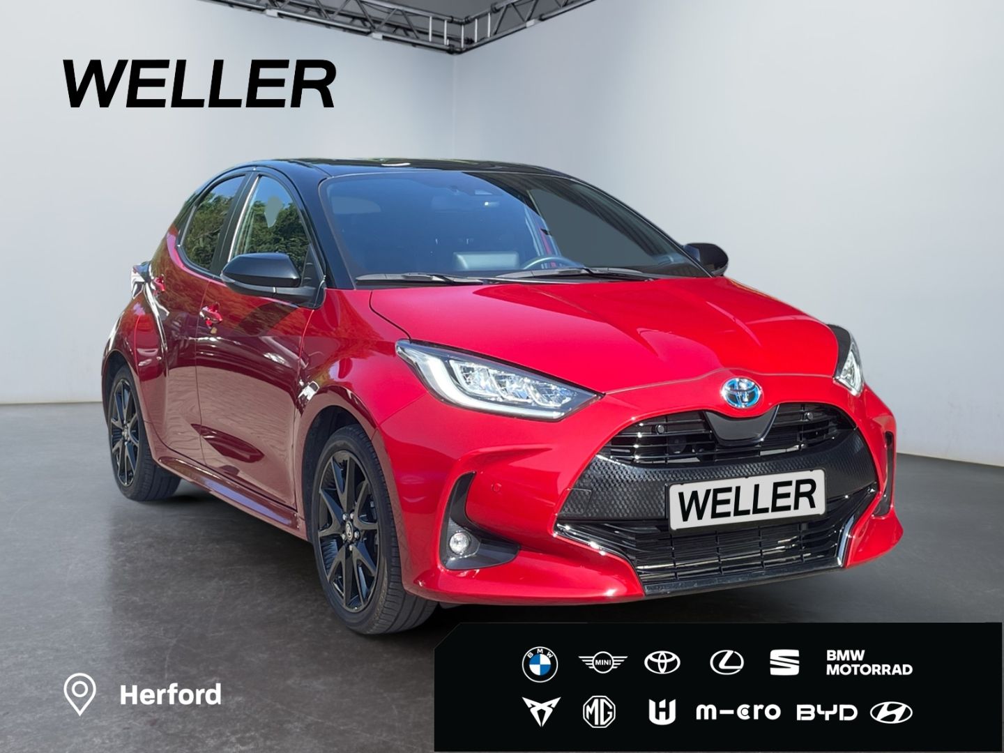Toyota Yaris Hybrid 1.5 Style *LED*HUD*Navi*Teilleder*