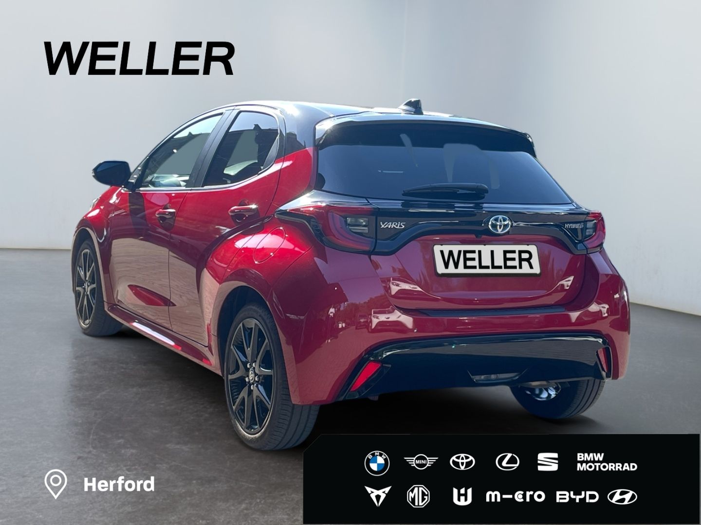 Toyota Yaris Hybrid 1.5 Style *LED*HUD*Navi*Teilleder*