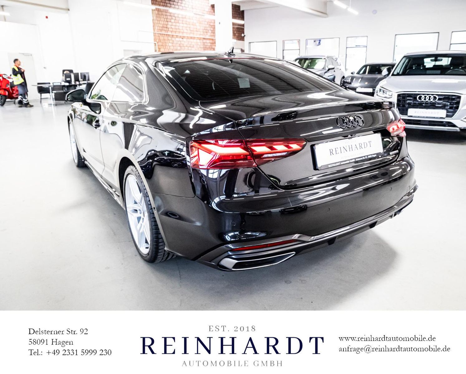 Audi A5 COUPE 40TDi Q S LINE/ALL-BLACK/19Z./ACC/MATRX