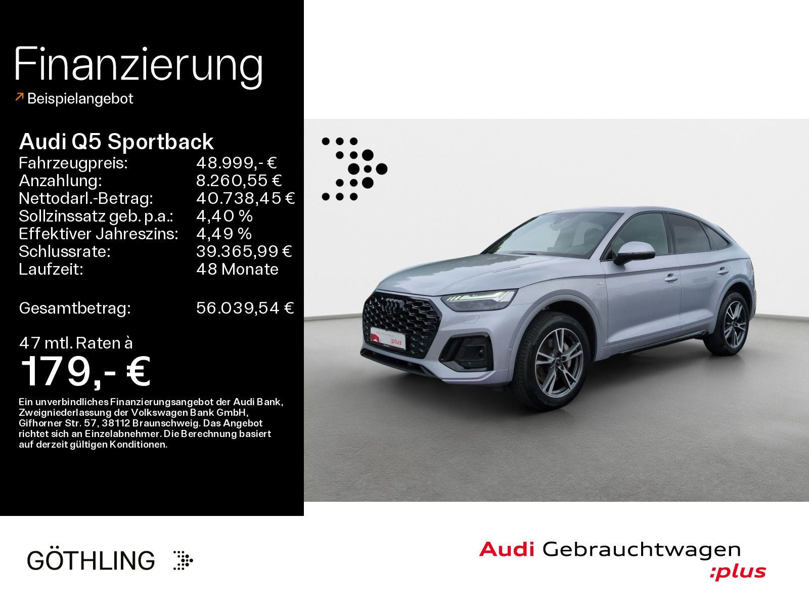 Audi Q5 Sportback 50 TDI qu. S line Matrix*AHK*HuD*