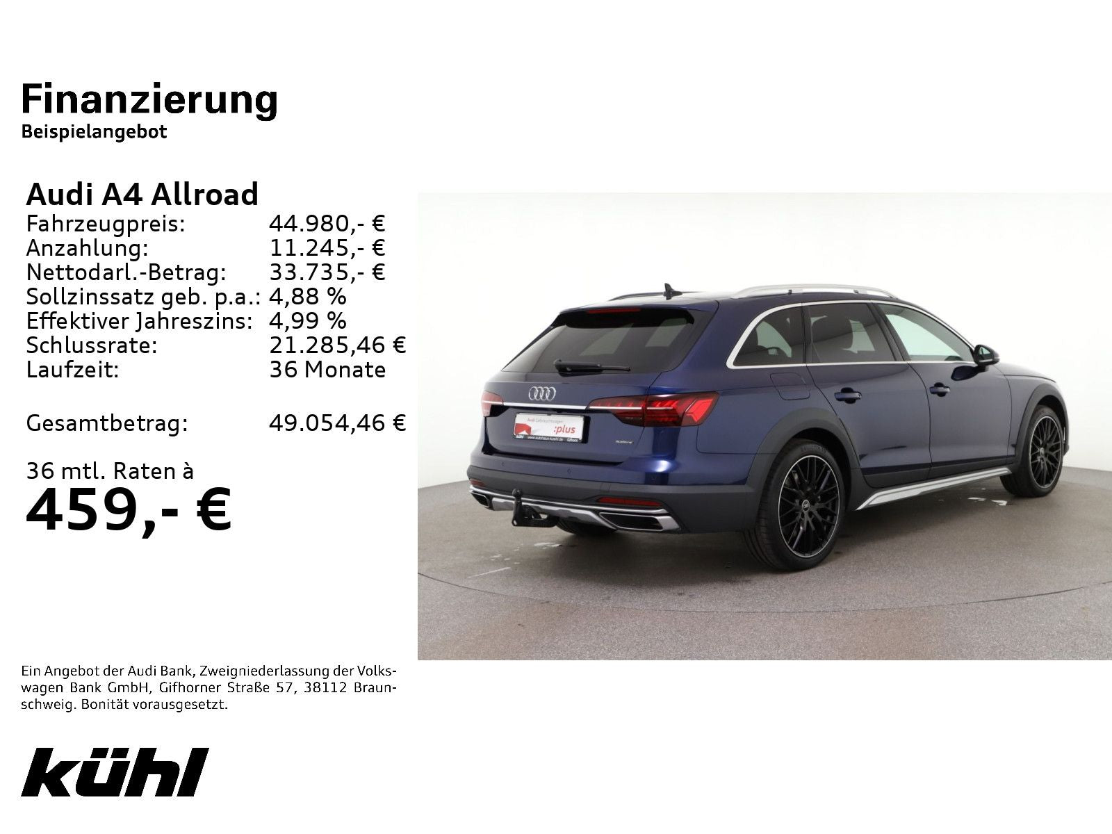 Audi A4 Allroad 45 TFSI Q S tronic Matrix AHK Kamera