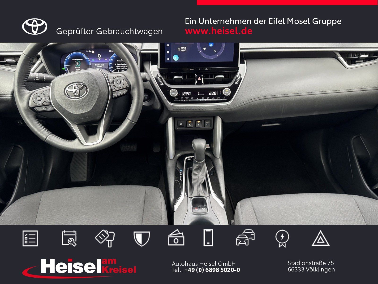 Toyota Corolla Cross Hybrid FWD Teamplayer--Standort Vö