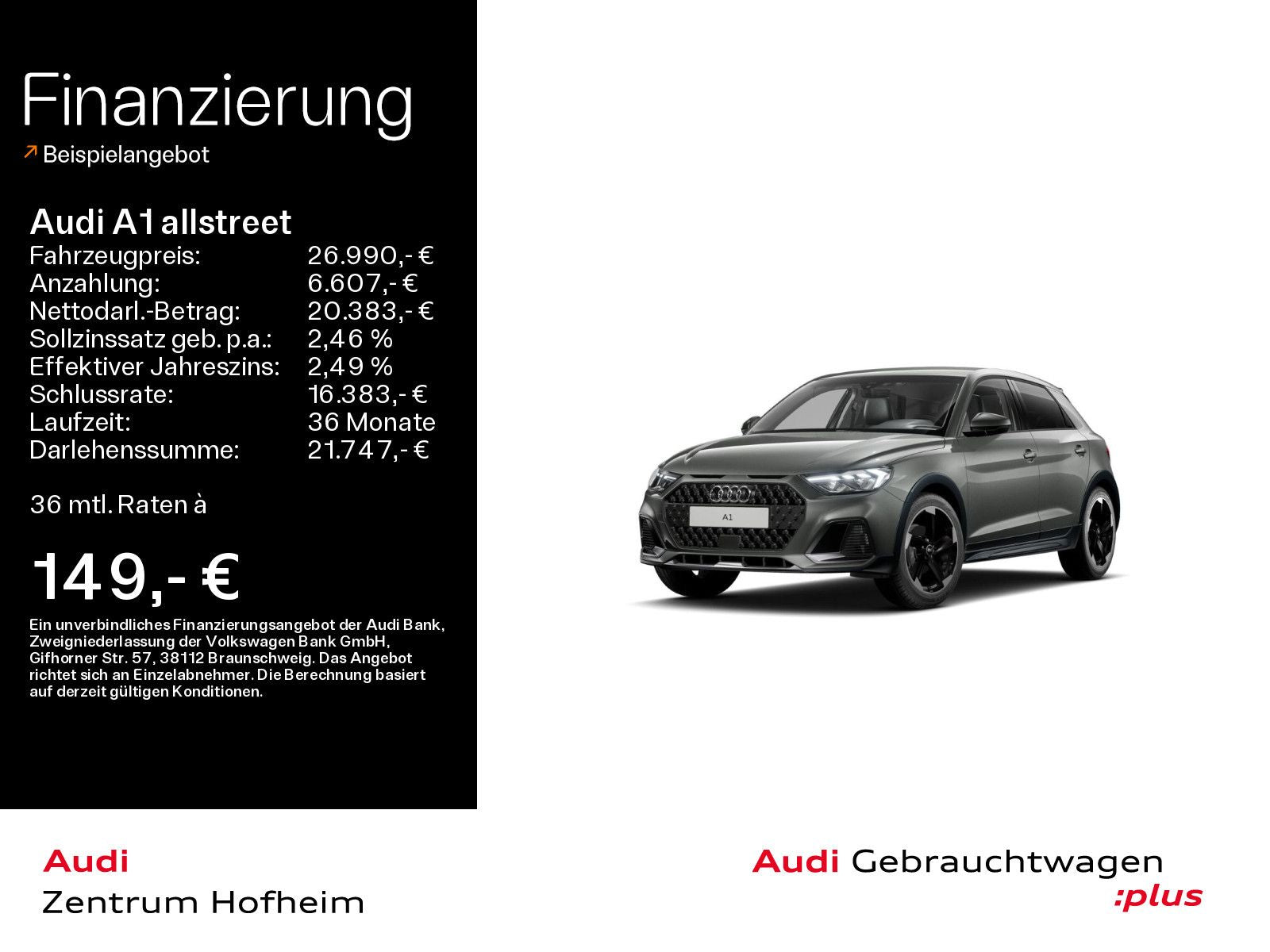 Audi A1 allstreet 30 TFSI - Samsaru's Car Outlet